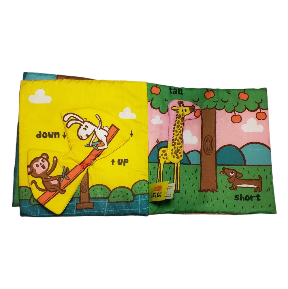 Melissa And Doug Soft Activity Baby Learning Book - Opposites